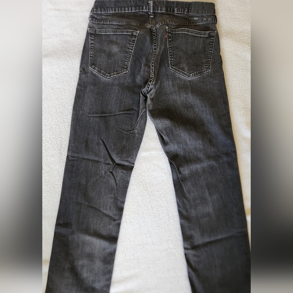 Men's Levi 559 jeans 34 waist, 32 length. Faded black - Picture 3 of 4
